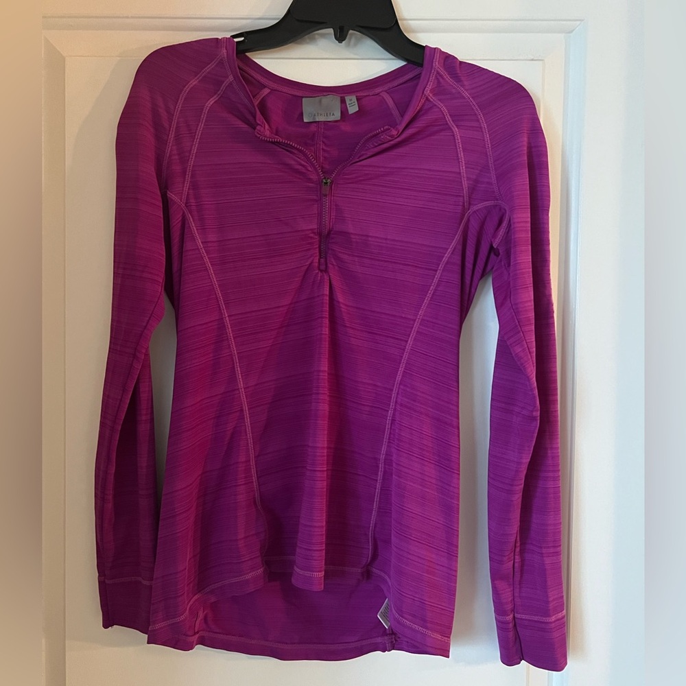 Hot Pink Athleta Half-Zip Jacket